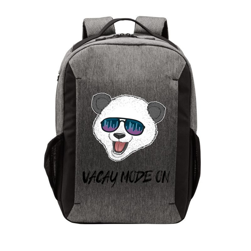Panda Equalizer Party Rave Techno Vacation Vacay Mode On Gift Vector Backpack