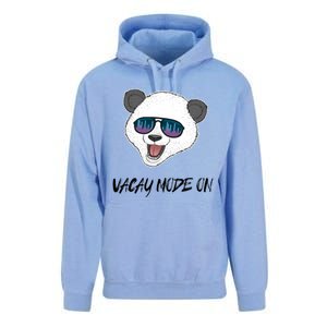 Panda Equalizer Party Rave Techno Vacation Vacay Mode On Gift Unisex Surf Hoodie