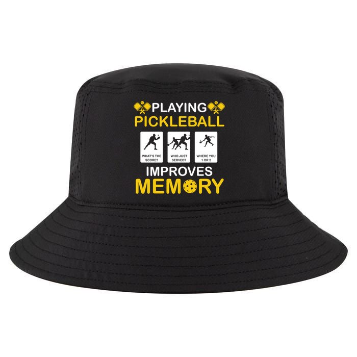 Pickleball Expert Playing Pickleball Improves Memory Gift Cool Comfort Performance Bucket Hat