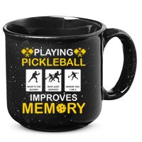 Pickleball Expert Playing Pickleball Improves Memory Gift 15oz Campfire Ceramic Mug