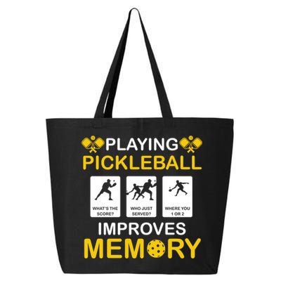 Pickleball Expert Playing Pickleball Improves Memory Gift 25L Jumbo Tote
