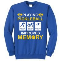 Pickleball Expert Playing Pickleball Improves Memory Gift Sweatshirt