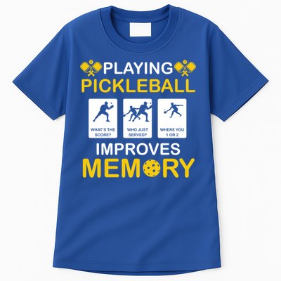 Pickleball Expert Playing Pickleball Improves Memory Gift Tall T-Shirt