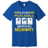 Pickleball Expert Playing Pickleball Improves Memory Gift Premium T-Shirt