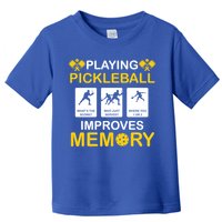 Pickleball Expert Playing Pickleball Improves Memory Gift Toddler T-Shirt