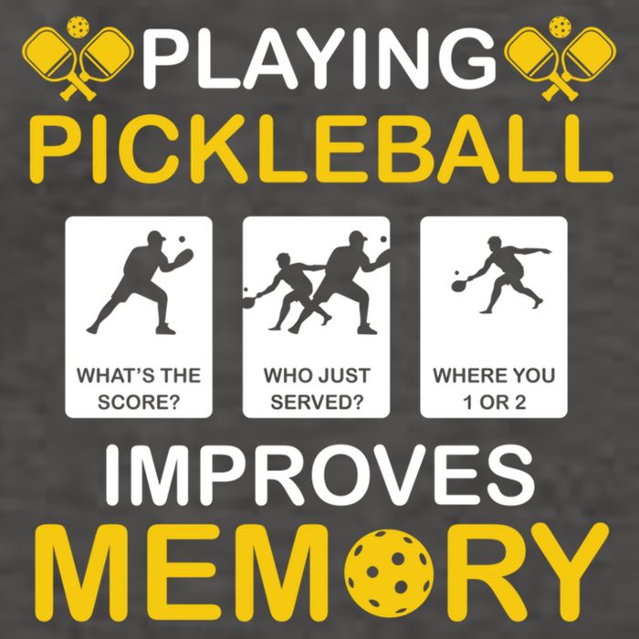 Pickleball Expert Playing Pickleball Improves Memory Gift Vector Backpack