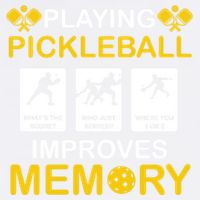 Pickleball Expert Playing Pickleball Improves Memory Gift Garment-Dyed Sweatshirt