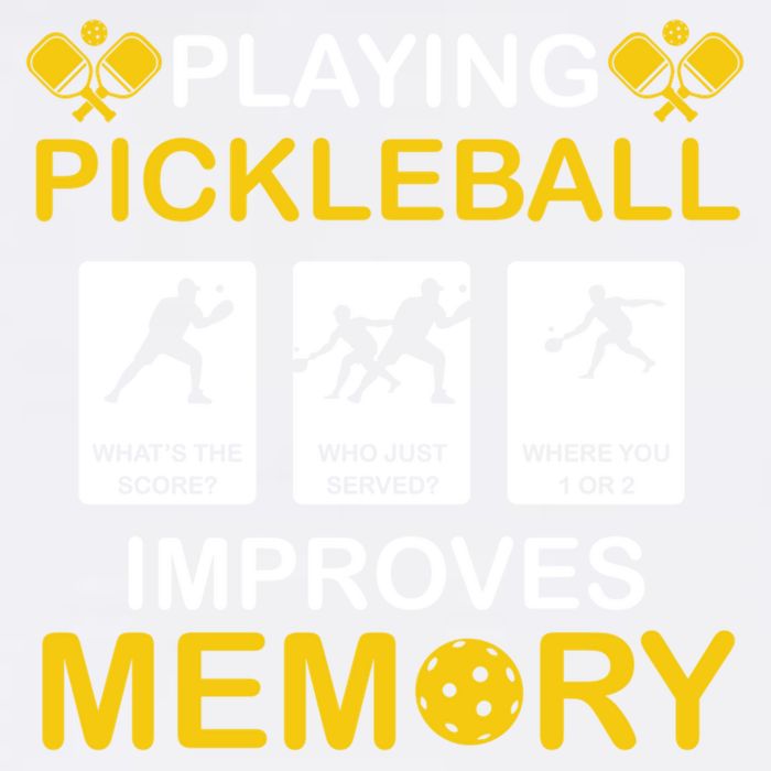 Pickleball Expert Playing Pickleball Improves Memory Gift Garment-Dyed Sweatshirt