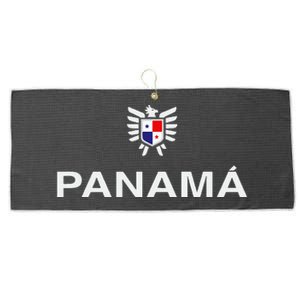 Panama Emblem Large Microfiber Waffle Golf Towel