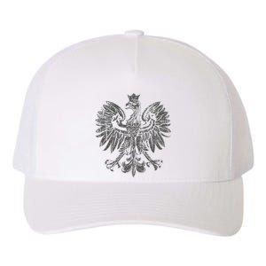 Polish Eagle Poland Coat Of Arms Polish Pride Retro Flag Yupoong Adult 5-Panel Trucker Hat