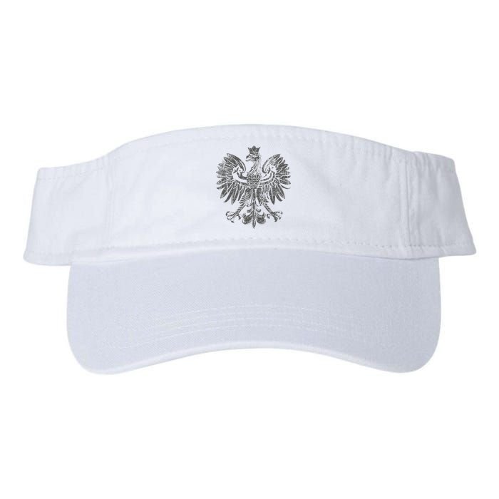 Polish Eagle Poland Coat Of Arms Polish Pride Retro Flag Valucap Bio-Washed Visor