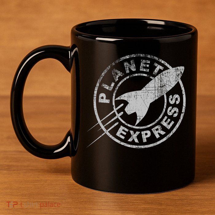PLANET EXPRESS 11oz C Handle Ceramic Mug