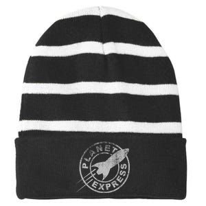 PLANET EXPRESS Striped Beanie with Solid Band