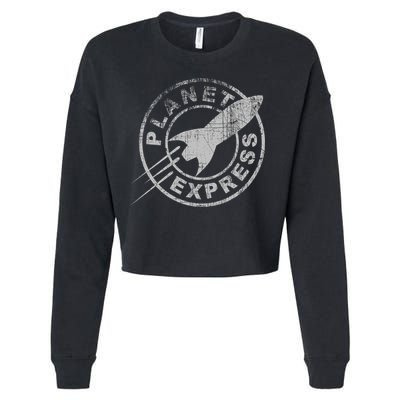 PLANET EXPRESS Cropped Pullover Crew