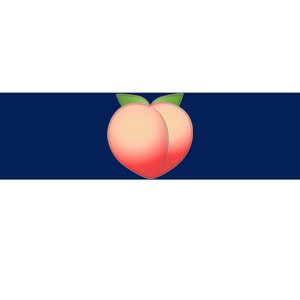 Peach Emoji Bumper Sticker