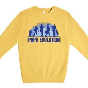 Papa Evolution Premium Crewneck Sweatshirt