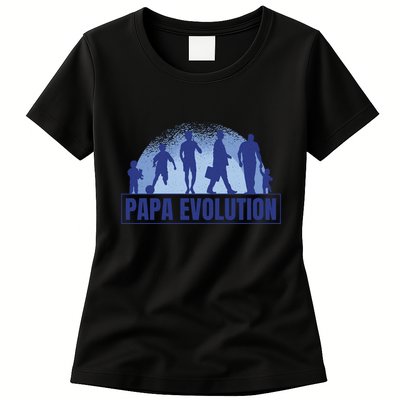 Papa Evolution Womens T-Shirt