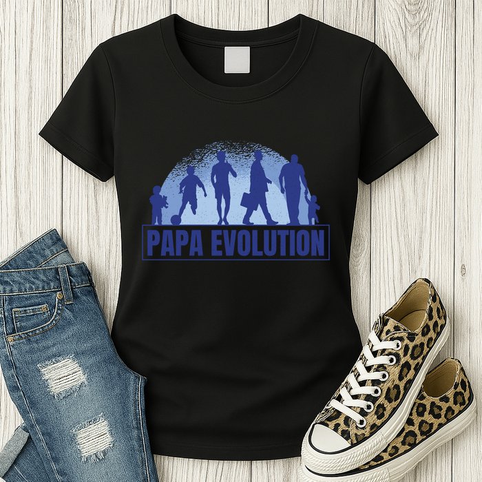 Papa Evolution Womens T-Shirt