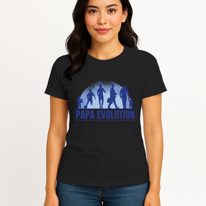 Papa Evolution Womens T-Shirt