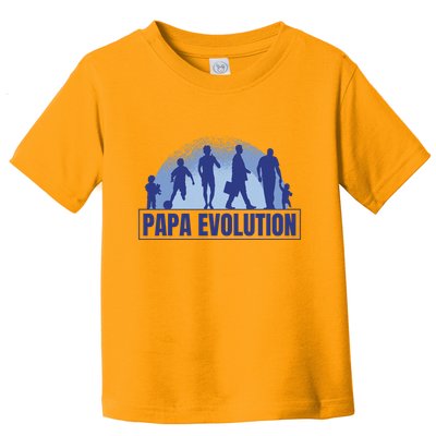 Papa Evolution Toddler T-Shirt
