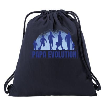 Papa Evolution Drawstring Bag