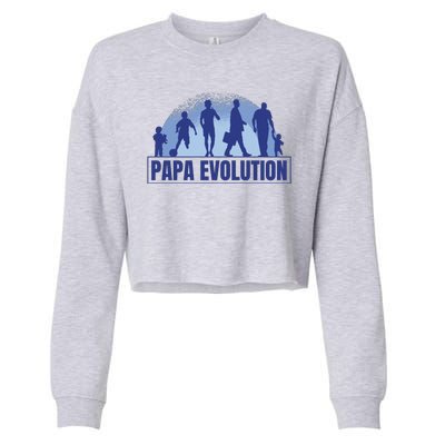 Papa Evolution Cropped Pullover Crew