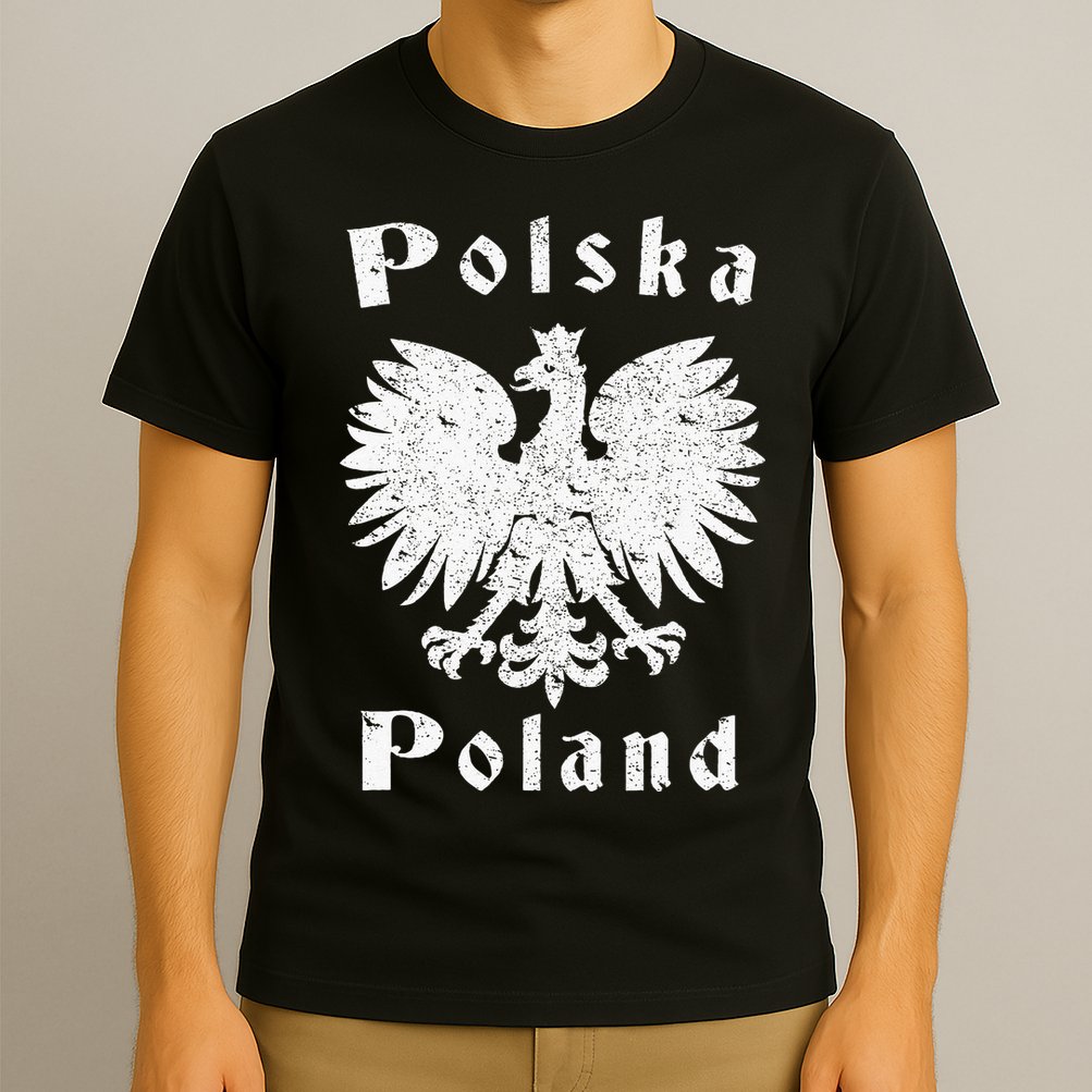 Polish Eagle Poland Coat Of Arms Polska T-Shirt