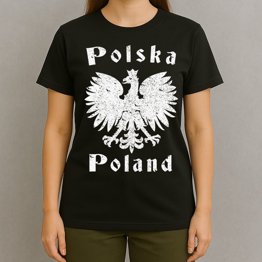 Polish Eagle Poland Coat Of Arms Polska T-Shirt