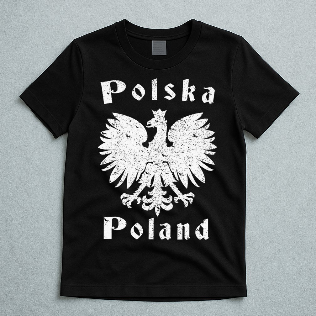 Polish Eagle Poland Coat Of Arms Polska T-Shirt