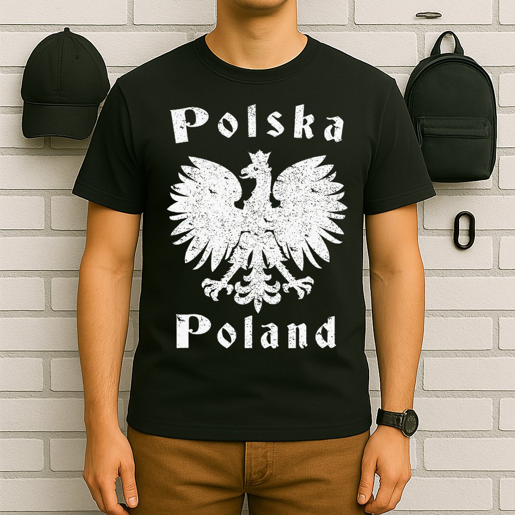 Polish Eagle Poland Coat Of Arms Polska T-Shirt