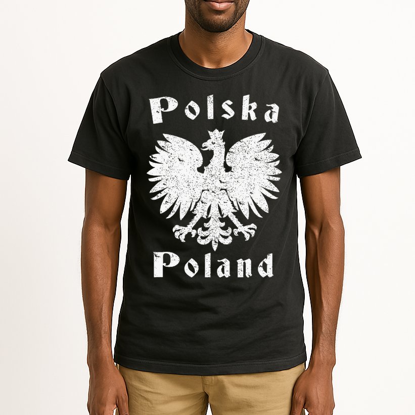 Polish Eagle Poland Coat Of Arms Polska Tall T-Shirt