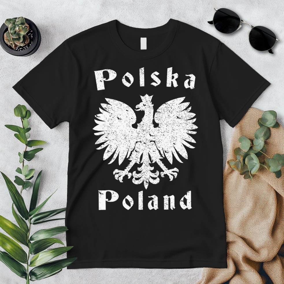 Polish Eagle Poland Coat Of Arms Polska Premium T-Shirt