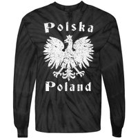 Polish Eagle Poland Coat Of Arms Polska Tie-Dye Long Sleeve Shirt