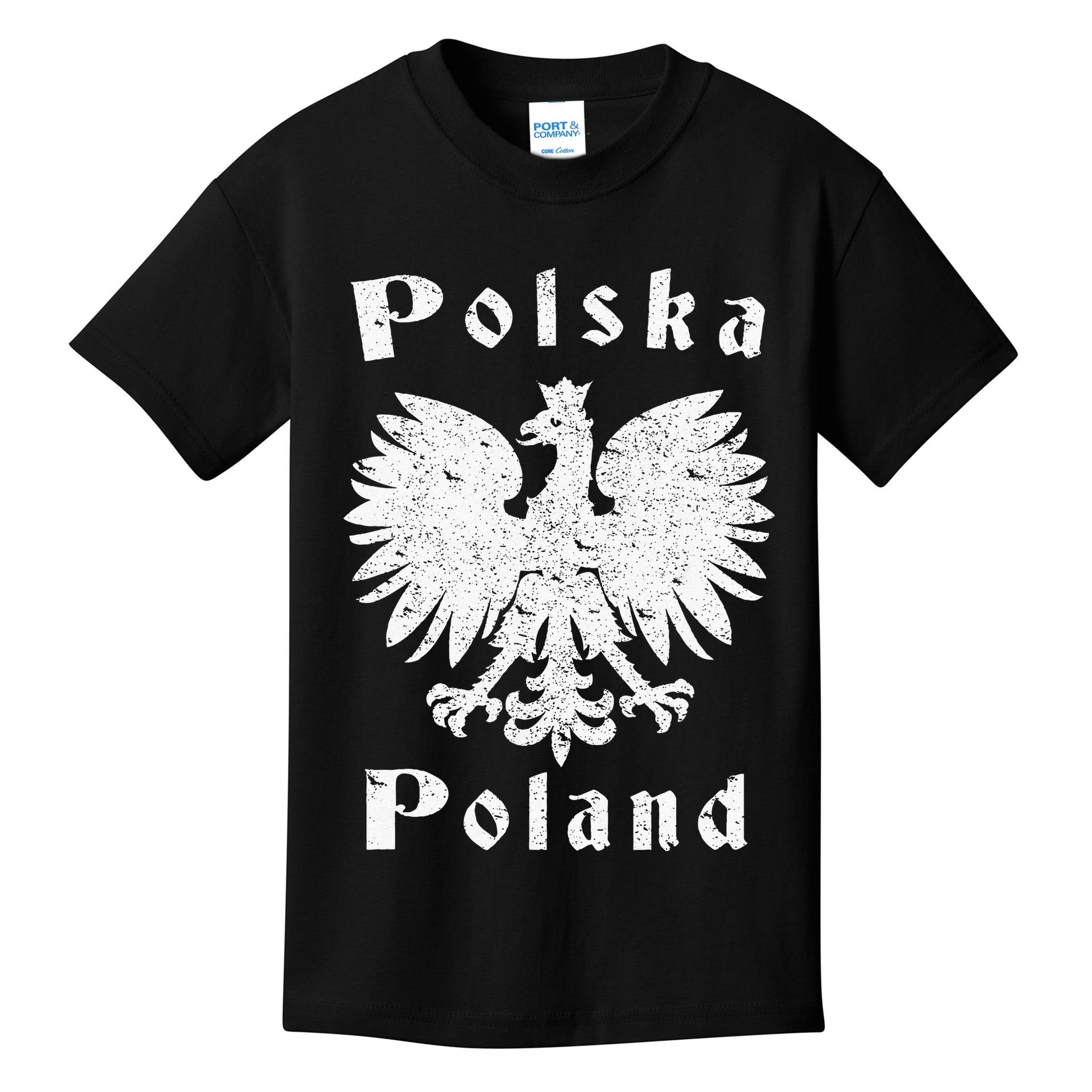 Polish Eagle Poland Coat Of Arms Polska Kids T-Shirt