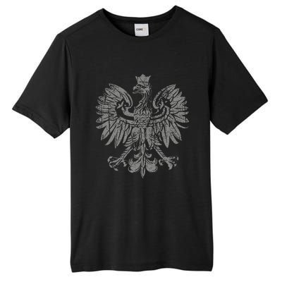 Polish Eagle Poland Coat Of Arms Polish Pride Retro Flag Tall Fusion ChromaSoft Performance T-Shirt