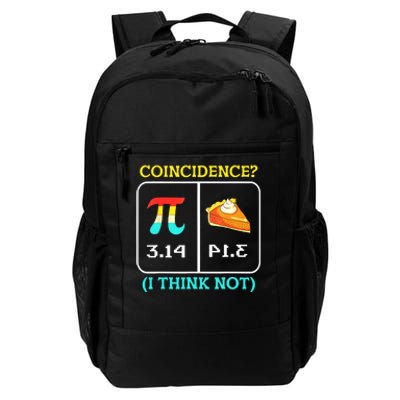 Pi Equals Pie Coincidence Happy Pi Day Mathematics Daily Commute Backpack