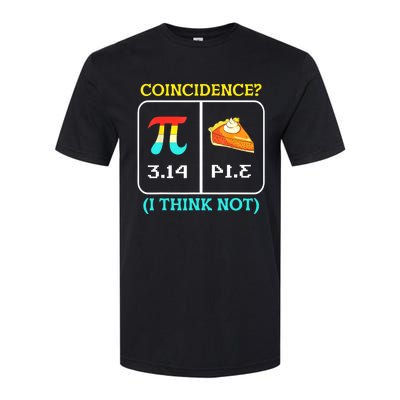 Pi Equals Pie Coincidence Happy Pi Day Mathematics Softstyle CVC T-Shirt