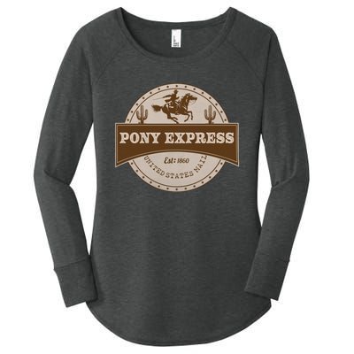 Pony Express Women's Perfect Tri Tunic Long Sleeve Shirt