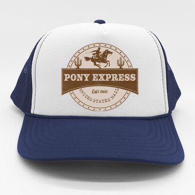 Pony Express Trucker Hat