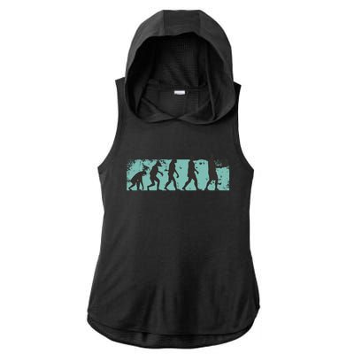 Pickleball Evolution Ladies PosiCharge Tri-Blend Wicking Draft Hoodie Tank