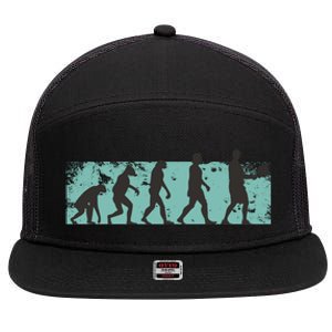 Pickleball Evolution 7 Panel Mesh Trucker Snapback Hat