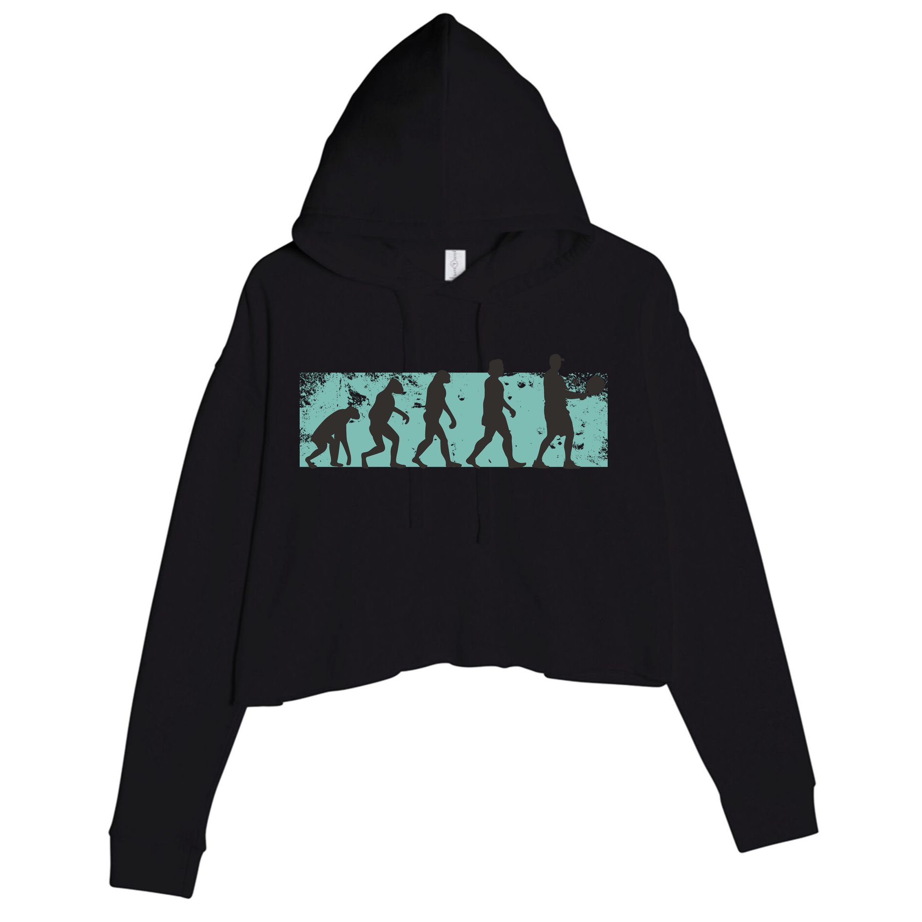 Pickleball Evolution Crop Fleece Hoodie
