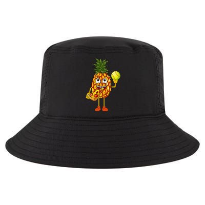 Pineapple Eating Pizza Softball FunnyFoodie Cool Comfort Performance Bucket Hat