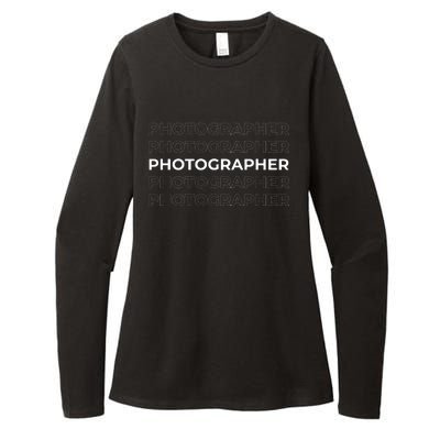 Photographer Event Photography Gift Womens CVC Long Sleeve Shirt