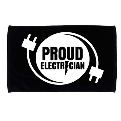 Proud Electrician Microfiber Hand Towel