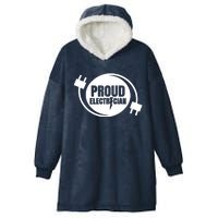 Proud Electrician Hooded Wearable Blanket