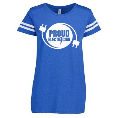 Proud Electrician Enza Ladies Jersey Football T-Shirt