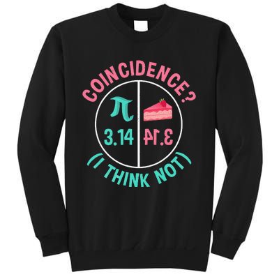 Pi Equals Pie For Pi Day Celebrated On 3-14 March 14th Sweatshirt