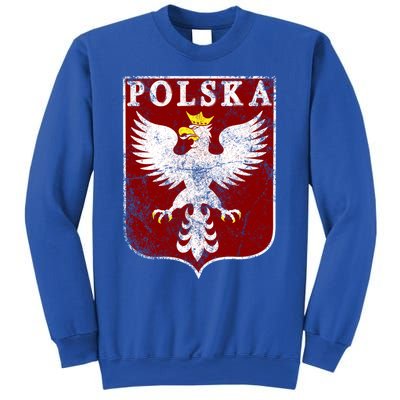 Polish Eagle Polish Crest Vintage Polska Eagle Poland Great Gift Sweatshirt