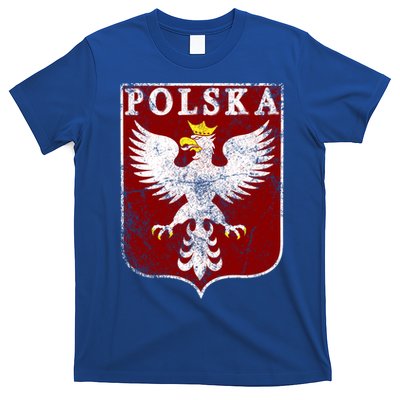 Polish Eagle Polish Crest Vintage Polska Eagle Poland Great Gift T-Shirt